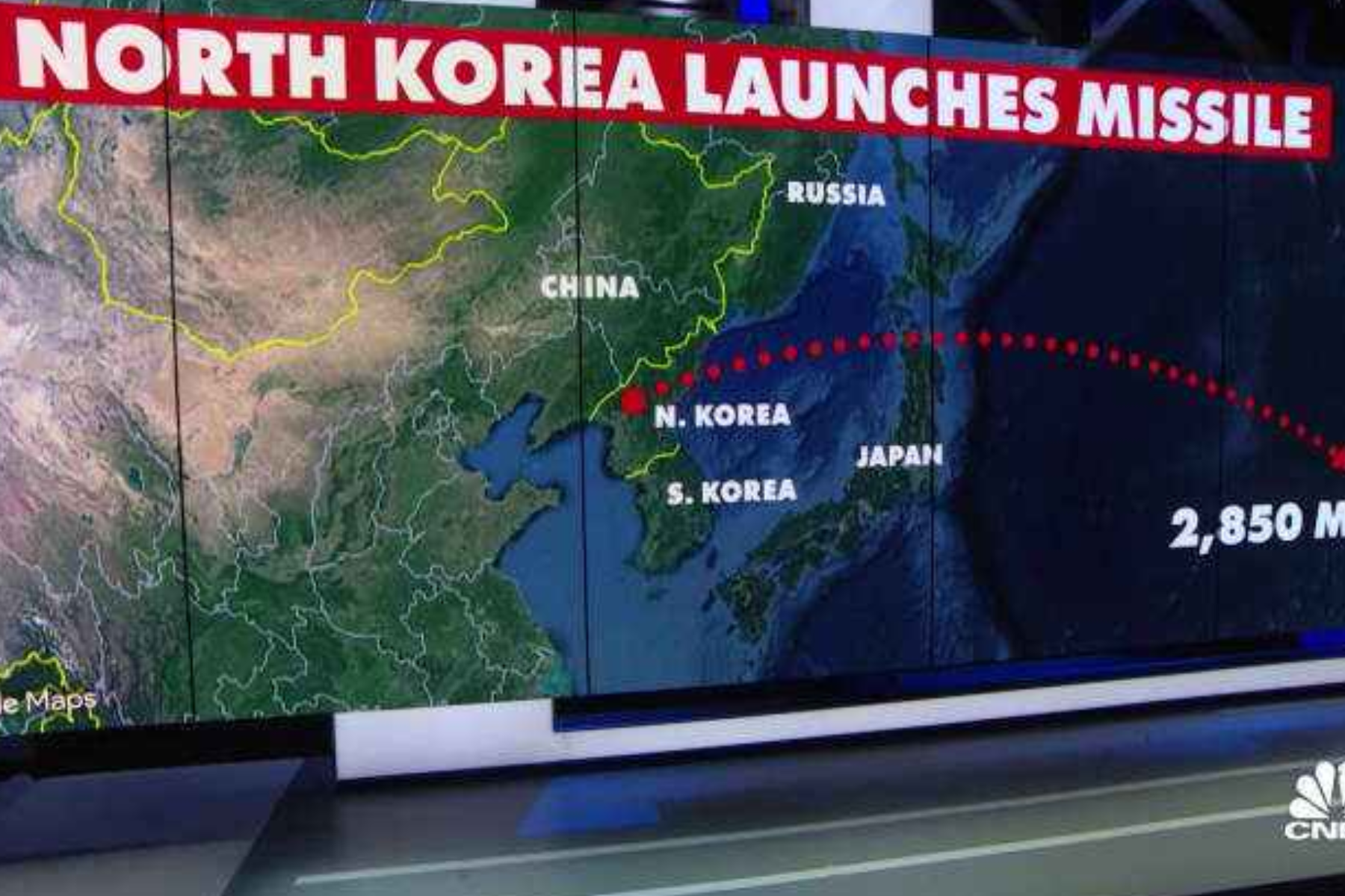 The Launch Of A Missile By North Korea Causes Alarm In Washington